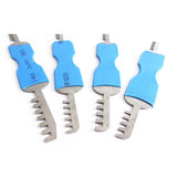 KLOM 4-Piece Comb Padlock Picks