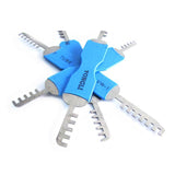 KLOM 4-Piece Comb Padlock Picks