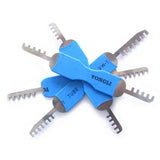 KLOM 4-Piece Comb Padlock Picks