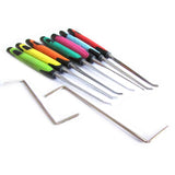 KLOM Premium 7 Pieces Hook Pick Set (Colorful Handle)