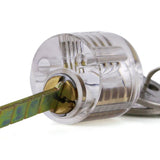 Clear 5 Pin Rim Cylinder Practice Lock