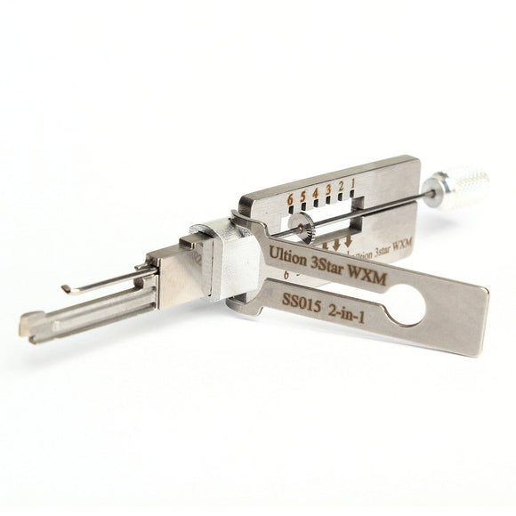 Lishi Style Ultion WXM 2-in-1 Decoder and Pick